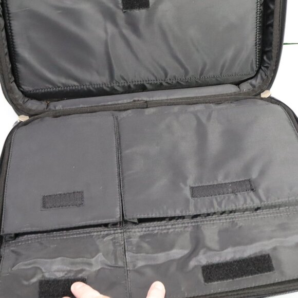 Samsonite Laptop Bag Briefcase Soft Messenger Black w/ Strap - Picture 16 of 16